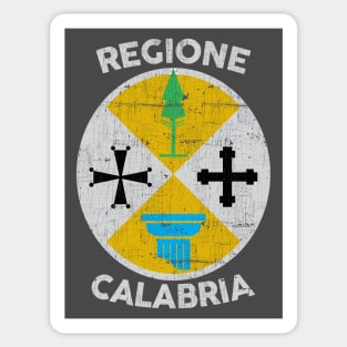 Regione Calabria / Vintage Style Italiano Design Sticker